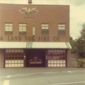 Post-Fire station repairs w/ new hall attachment